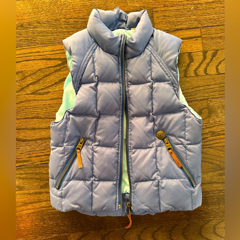 Girls Ugg down vest size 6